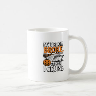 Min sopkvast gick sönder så nu cruisar jag Hallowe Kaffemugg