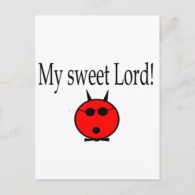 Min söta herre-utrustning vykort (Framsida)