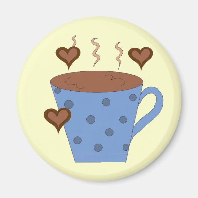 Min söta kaffe magnet (Framsidan)