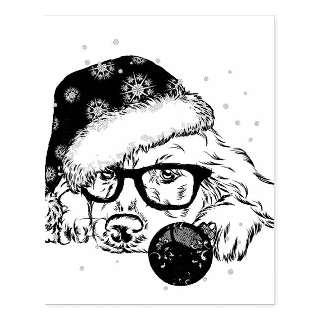 Min söta lilla Puppy Stämpel (Tryck)