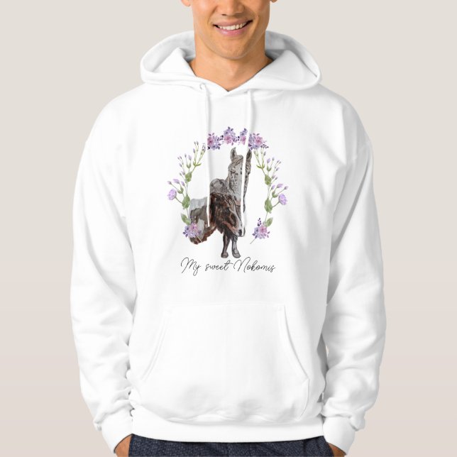 Min söta nokomis hoodie (Framsida)