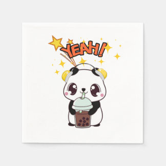 Min söta partypanda pappersservett