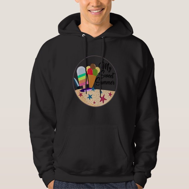 Min söta sommar hoodie (Framsida)