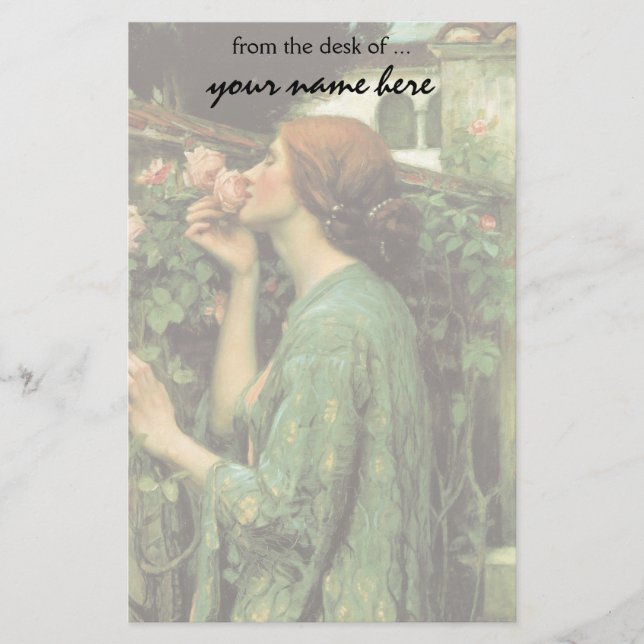 Min sötsakro eller Soul av ron vid waterhousen Brevpapper (Framsida)