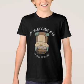 Min sovsäck är full av sand Öken camping T Shirt