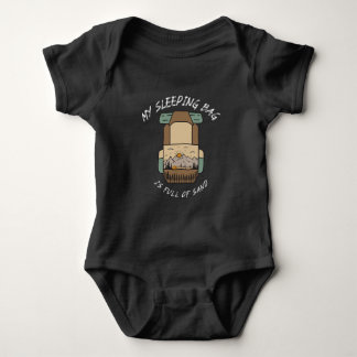 Min sovsäck är full av sand öken camping t shirt