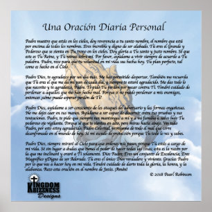 Min spanska dagliga bönesamling poster 16 x 24