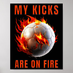 Min spark är på brandfotbollsdesign poster