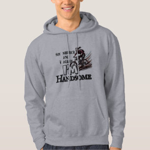 Min spegel och jag är överens – jag är stilig hoodie