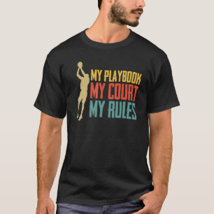 Min spelbok Min Regler Girls Basketball T Shirt