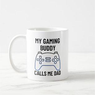Min spelkompis kallar mig pappa kaffemugg