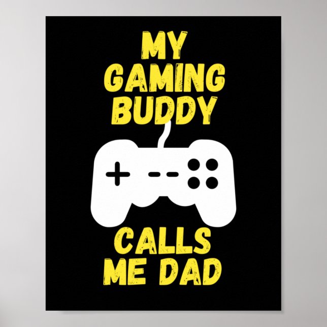 Min spelkompis kallar mig pappa poster (Framsidan)