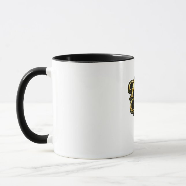Min Spels Konung Guld Krona Citat Gåva Mugg (Vänster)