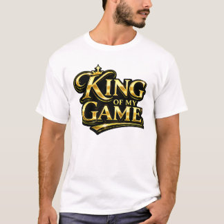 Min Spels Kung Guld Krona Citat Present T Shirt