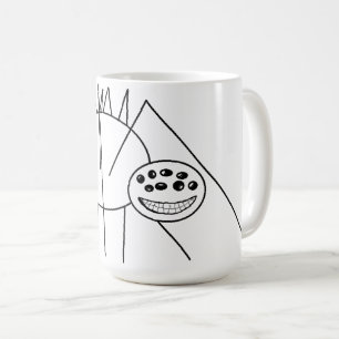 Min spindelnättecknad kaffemugg