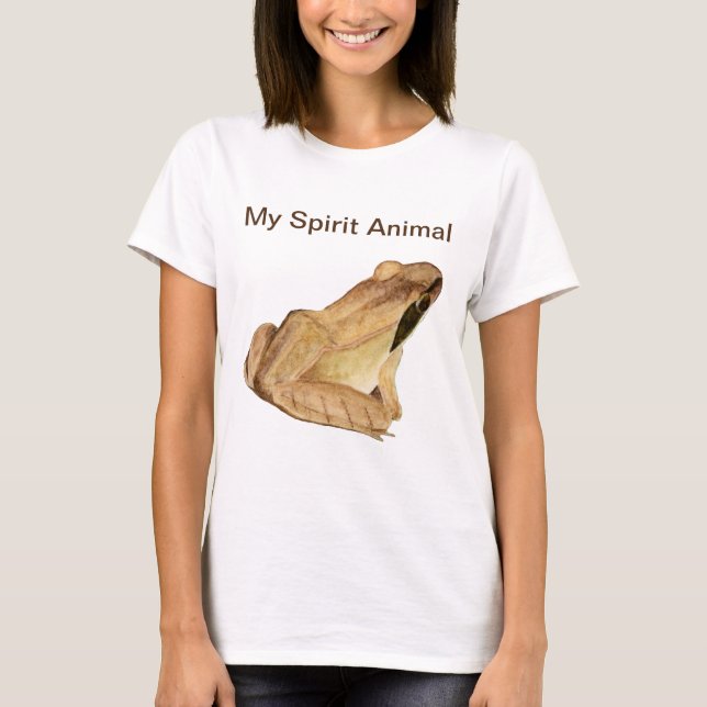 Min Spirit Animal Frog T-Shirt (Framsida)