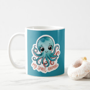 Min Spirit Animal Octopus Mugg