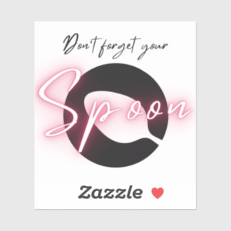 Min Spoonie Sister Vinyl Sticker Klistermärken