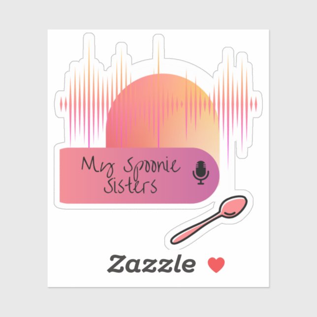 Min Spoonie Sister Vinyl Sticker Klistermärken (Ark)