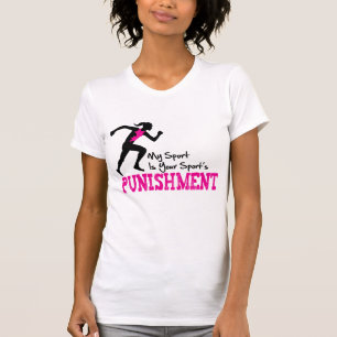 MIN sport är din kvinnligt sport Tee