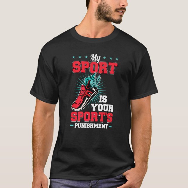 Min sport är er idrotts straff t shirt (Framsida)