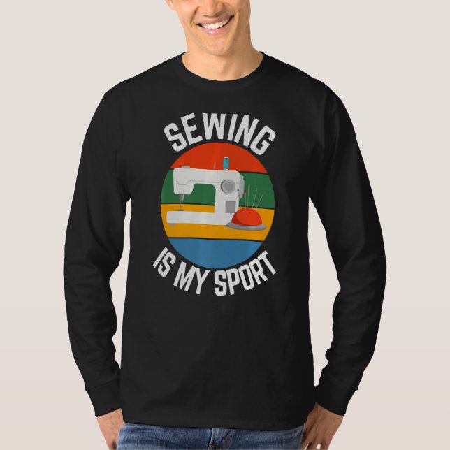 Min sport, Needlework Fläkt T Shirt (Framsida)