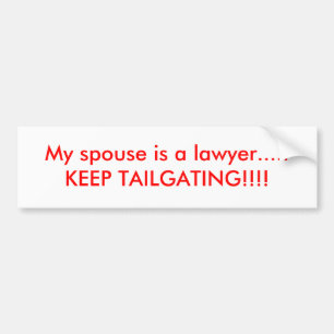Min spouse är en advokat..... bildekal