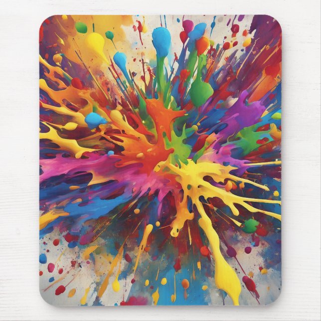 Min spridda Färg Mousepad Musmatta (Framsidan)