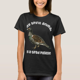 Min spritual Animal är duva Funny Animal T Shirt
