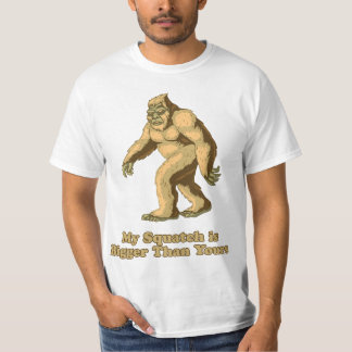 Min Squatch är större än Din: Stor fot/Sasquatc Tee