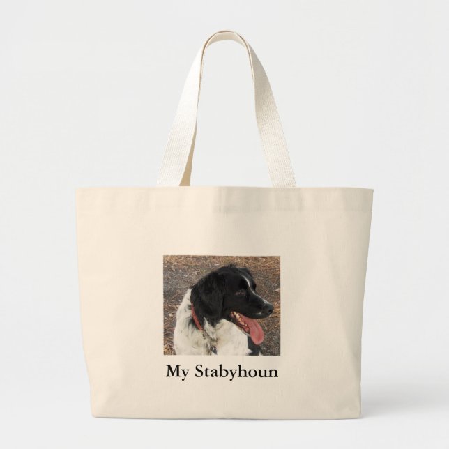 Min stabyhoun jumbo tygkasse (Framsidan)