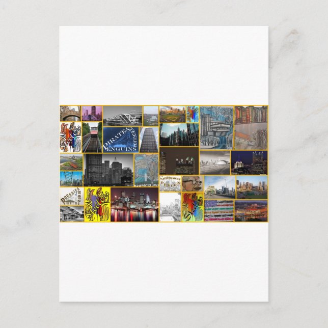 Min stad 2 vykort (Framsida)