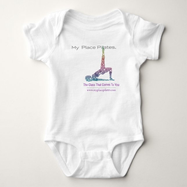 Min ställePilates logotyp Onsie Tee Shirt (Framsida)