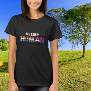 Min stam är mänskligt inkluderande t shirt