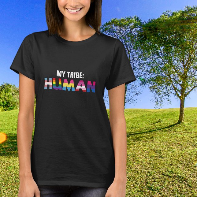 Min stam är mänskligt inkluderande t shirt (Skapare uppladdad)