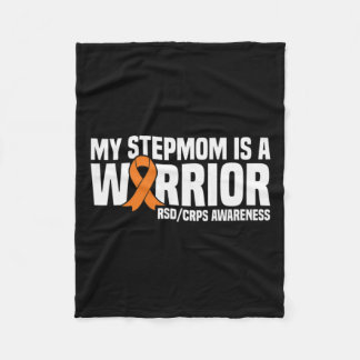 Min Stepmamma är en Warrior Orange Ribbon Rsdcrps Fleecefilt