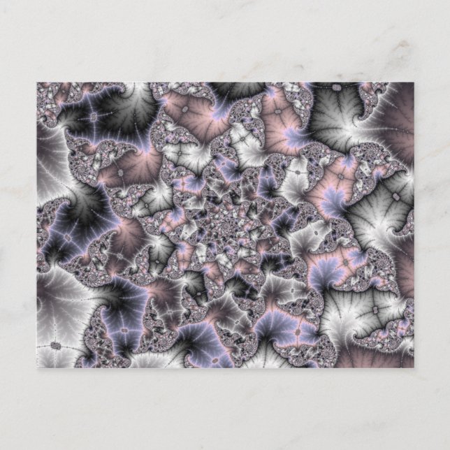 Min stjärna - Fractal Art Vykort (Framsida)