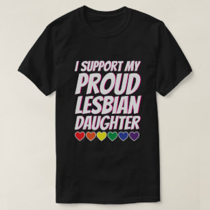 Min stolt lesbiska dotterservice t-shirt