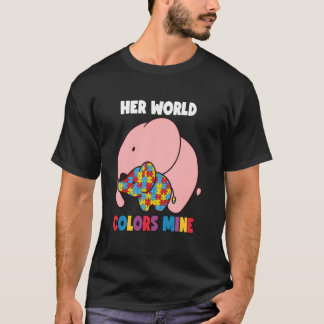 Min Stolthet Mor Dotter Autistiska Flickor Autism T Shirt