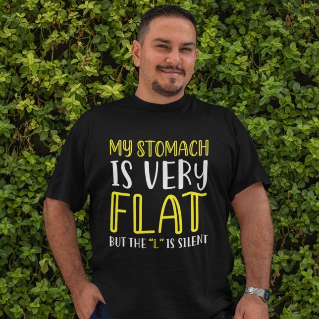 Min stomme är mycket fin t shirt (my stomach is very flat shirt)