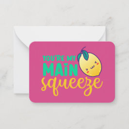 Min stora högljudda knut Pun Cute Valentine-dag Anteckningskort