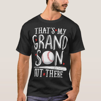 Min stora son där ute Baseball för manar Wome T Shirt
