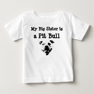 Min stora syster är en Pit Bull barn-tshirt T-shirt