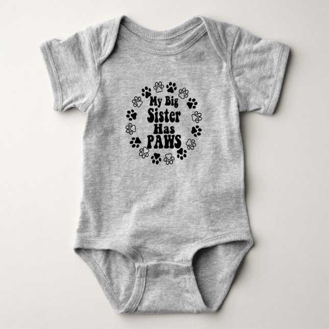 Min stora syster har Tass - Cute T Shirt (Framsida)