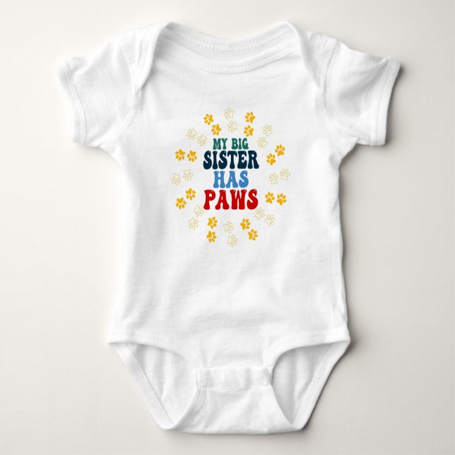 Min stora syster har Tass - Cute T Shirt (Framsida)