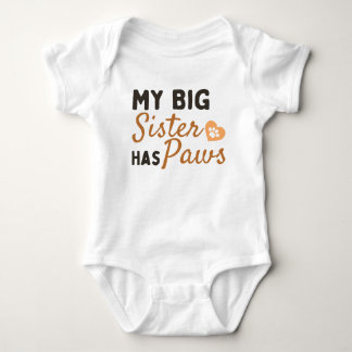 Min stora syster har tassar - Söt T Shirt