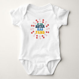 Min stora syster har tassar - Söt T Shirt