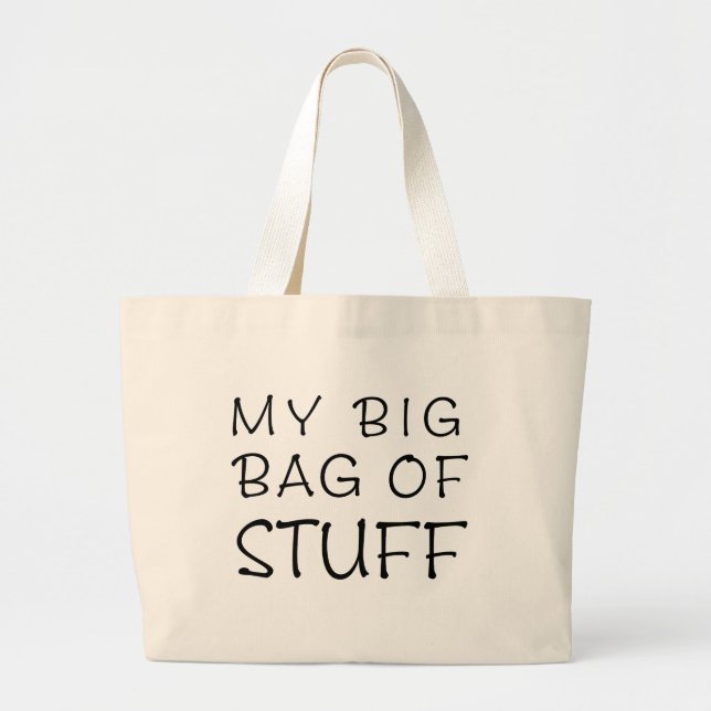 Min stora väska från saker Jumbo i tote (Framsidan)