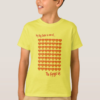 Min storasyster är en av en kirgizistansk  kirgiz t-shirt