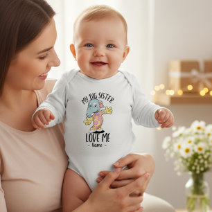 Min store syster älskar mig med personligt namn t shirt